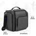 BAFASO Black Travel Makeup Bag - Cosmetic Organizer for Women Makeup Artists & Stylists - Ideal for Beauty Accessories - Buy Online on GoSupps.com