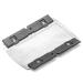 Buy VHBW Shear Leaf Blade Block - Compatible with Brown 350 355 370 375 5614 5615 P10 - Combination Pack in Black & Silver - Worldwide Shipping Available - Buy Online on GoSupps.com