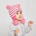Winter Earflap Knit Hat for Baby Boys Girls 6-12 Months - Cat Design, Fleece Lined Beanie - Buy Online on GoSupps.com