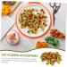 COHEALI 500pcs Small Shape Patches Bag Leaves Scarf Headdress with Diy Dress Heads Crafts Flowers Floral Red 3.00X2.00X1.80CM - Buy Online on GoSupps.com
