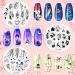 Ruijie Nail Art Stamping Set - 12 Templates with Snowflakes for Stunning Manicure Designs - Nail Transfer Tools for Creative Nail Art - Buy Online on GoSupps.com