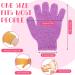 50 Pcs Double Sided Exfoliating Gloves for Body - Shower Gloves for Women - Deep Clean Skin, Spa Massage, Beauty Skin - Bathing Accessories in 13 colors - Buy Online on GoSupps.com