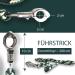 High-Quality 2m Lead Rope Horse Tie Rope with Panic Hook - Available in Dark Green Black and Cream | International Shipping - Buy Online on GoSupps.com