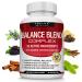 Premium Natural Balance Blend Complex Supplement - Natural 20 Herbs and Vitamins with Cinnamon Non-GMO Vegan for Men Women 60 Capsules 60 Count (Pack of 1)