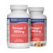 Omega 3 500 milligrams | Providing EPA & DHA | 2 x 180 Capsules | Manufactured in The UK