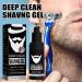 Men's Face Beard Care Kit | Moisturizing Shaving Gel Refreshing Face Wash & Beard Trimming Gel - Deep Cleansing & Hydrating - Buy Online on GoSupps.com