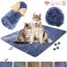Msicyness Premium Fuzzy Dog Blanket - Soft Plush Fleece Throw for Puppy Bed/Couch, Reversible Warm Cover - M (30x40 inches), Blue - Buy Online on GoSupps.com