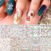 Christmas Cartoon Nail Stickers 10 Sheets Self-Adhesive Nail Decal for Kids Nail Art Decoration Design Supplies - Buy Online on GoSupps.com