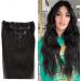 Metal Snap Clips for Hair Extensions U-Shape Wig Clips with Soft Rubber DIY Hair Extension Accessories in Black - Buy Online on GoSupps.com
