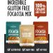 Organic Gluten Free Bread Mix & Focaccia Mix Bundle by Sun & Seed - 300g - 3 Pack - Vegan Friendly - Made From Organic Ingredients - Gluten Free Organic GF Bread & Focaccia Mix Bundle - Buy Online on GoSupps.com