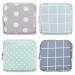 Sanitary Napkin Storage Bag Color You Portable Period Bag for Women Teen Girls Menstrual Cup Pouch Nursing Pad Holder (2 Dots + 2 Lattice)
