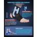 Fit Geno Ankle Stabilizer Brace for Sprained Ankles | Adjustable Breathable Support for Men & Women - Right Medium/Large Black - Buy Online on GoSupps.com