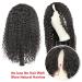 24 Inch V-Part Deep Wave Human Hair Wig - Brazilian Glueless Curly Wave, 150% Density, Natural Black Color - Buy Online on GoSupps.com