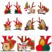 FRCOLOR 4 Pairs Antler Hair Clip Deer Antler Hairpin Xmas Theme Hair Accessory Hair Accessories for Girls Hair Toppers Hair Decoration Antler Barrettes Three-dimensional Decorate Ball Abs - Buy Online on GoSupps.com