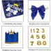 ADOGGYGO Dog Birthday Hat Bandana - Dog Birthday Party Supplies Birthday Dog Hat with Numbers Dog Scarf Bow and Happy Birthday Banner Set - Buy Online on GoSupps.com