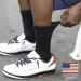 Diabetic Non-Binding Active Socks Men's, Black, Large (Shoe Sizes 8-12) - Buy Online on GoSupps.com