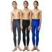 DEVOPS Boys 2 3 Pack UPF 50+ Compression Tights Sport Leggings Baselayer Pants Medium #1(3pack) Black / Charcoal / Blue