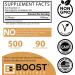 BoostCeuticals D Ribose Capsules 1500mg - Vegan & Gluten Free - Non GMO - 90 Count - Buy Online on GoSupps.com