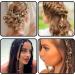 Hair Beads for Braids Xerteam 100 Pieces Hair Jewelry Rings Gold Hair Accessories Hair Cuffs and Braid Rings Hair Charms Dreadlock Accessories FOR Girl Women Men Hair Braids Decoration - Buy Online on GoSupps.com