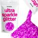 Hemway Extra Chunky Glitter 100g 3.5oz Cosmetic Safe 1mm 1/24" 0.04" - Fuchsia Pink Fuchsia Pink Extra Chunky - 100g