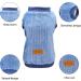 YAODHAOD XL Dog Sweater - Plush Soft & Warm Winter Clothes for Dogs & Cats - Blue - Buy Online on GoSupps.com