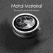 Moon Round Pill Box - 3 Compartment Portable Travel Medicine Organizer | Mini Decorative Pocket Vitamin Holder - Buy Online on GoSupps.com