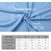 DEOLAX Men's Performance Moisture Wicking Golf Polo Shirt - Blue Grid | Dry Fit, Long & Short Sleeve, Casual - Size Large - Buy Online on GoSupps.com