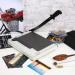 Paper Cutter Heavy Duty A4-B7  12" Cut Length Guillotine Paper Trimmer for Cardstock Metal Base  with Safety Blade Lock&Dual Guides  12 Sheets Capacity  for Home Office Classroom School Ivory A 4 - Buy Online on GoSupps.com