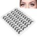 Soft Long Dense False Eyelashes - 20 Pairs for Stunning Eye Makeup | Shop Internationally - Buy Online on GoSupps.com