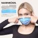 50pc Disposable Face Masks - Made in Germany | CE Certified | Triple Layer Filtration - Rainbow Turquoise | Elastic Earloops | Breathable & Comfortable - Buy Online on GoSupps.com