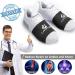 Dance Shoe Socks for Smooth Floors - 4 Pairs for Sneakers, Smooth Pivots, Turns, Knee Protection - Black - Buy Online on GoSupps.com