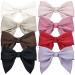 Cinaci 8 Pieces Big Oversized Silky Satin Hair Bow Barrettes Bow Hair Clips Accessories for Women Girls Teens Kids