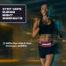E Tronic Edge Running Belt - Unisex Money and Cell Phone Holder for Hiking - Adjustable Waist Pouch in Black - Buy Online on GoSupps.com