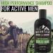 Rocky Mountain Men's Shampoo with Tea Tree Oil, Peppermint & Eucalyptus - For All Hair Types - Buy Online on GoSupps.com
