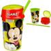 Buy 2-in-1 Disney Mickey Mouse Drinking Cup with Straw & Cover | BPA-Free Kids' Yoghurt & Muesli Cup | 400ml International Shipping Available - Buy Online on GoSupps.com