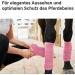 Fleece Horse Bandages with Velcro Fastener - 4 Set in Pink for Ponies | Practical Storage Bag Included - Shop Now! - Buy Online on GoSupps.com