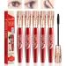 Yanquina Super Long Mascara 4D Waterproof and Sweat Proof Mascara Super Long Luxurious Mascara Stereo Lengthening Mascara (5pcs)
