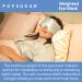 Buy POPSUGAR Weighted Sleep Eye Mask - Light-Blocking Silk Mask for Adults & Women | Best Sleep & Travel Comfort - Buy Online on GoSupps.com