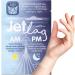 Jet Lag AM & PM Travel Patches Natural Day & Night Support for Travelers Energy Focus & Restful Sleep with B12 Rhodiola Valerian Lemon Balm Lavender & More 8 Topical Patches Jet Lag AM/PM (1 count pack of 8)