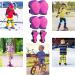 Kids 6-in-1 Protective Gear Set - Ages 3-6 Toddler & 5-8 Kids - Knee Pads, Elbow Pads, Wrist Guard - Rose Pink Small - for Cycling, Skateboarding, Roller Skating, Scooter, Ski Sports - Buy Online on GoSupps.com
