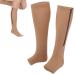 Elastic Sports compression socks with open toes important compression socks with zipper for compression stockings for sporting use (L/XL)