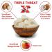 Triple Threat Body Butter 3 lbs. Bulk - Shea, Mango & Coconut Oil Blend - 100% Pure Natural Moisturizer for Dry Skin, Face, Hair - Ideal for Lip Balm and Soap Making - Buy Online on GoSupps.com