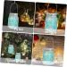 1 PC Mason Tube Lights Garden Lights Decorative Out Door Decor Greenery Decor Solar Lid Light Lights Hanging Mason Jar Outdoor Light Glass Night Lamp Crack LED Lamp Adornment Lamp (Green 12.6X8.5CM) - Buy Online on GoSupps.com