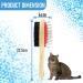 Wooden Dog Brush for Grooming Double Sided Pet Hair Grooming Brushes Shedding Messaging & Cleaning 2 in 1 Pin & Bristle Soft Dogs Comb Brush for Dogs & Cat Long or Short Haired - Buy Online on GoSupps.com