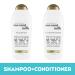 OGX Nourishing + Coconut Milk Shampoo & Conditioner Set - 25.4 Fl Oz (Pack of 2) - Buy Online on GoSupps.com
