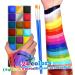 Face paint 24 Color Face and Body Paint Palette - Professional Washable Non-Toxic Makeup Palette for Adults Face painting kit with brush Face Glitter - Ideal for Party Carnival Halloween FX Art - Buy Online on GoSupps.com