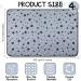 Namalu 4-Pack Reusable Training Pads for Dogs & Guinea Pigs - Absorbent Slipproof Star Pattern (70 x 105 cm) - Ideal for Pet Urine & Messes - Buy Online on GoSupps.com