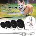 Waterproof Dog Drag Line | Chew Proof Tie-Out Linen for All Dog Sizes | 3-30m Robust Leash - Black 5m - Buy Online on GoSupps.com