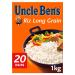 UNCLE BEN'S UNCLE BEN'S Traditional Long Grain Rice 20 min cooking time 1 kg bulk