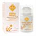 Kamau Anti-Aging Cream Serum SPF 50+ 50 ml - Sports Sun Protection Water Resistant Moisturizing with Hyaluronic Acid and Hemp Seed Oil Anti-Wrinkle and Antioxidant.
